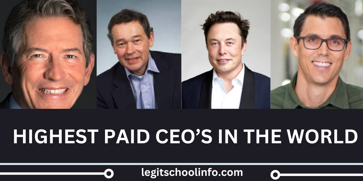 List Of The Top Most Paid Ceos Worldwide 2023 Ranking