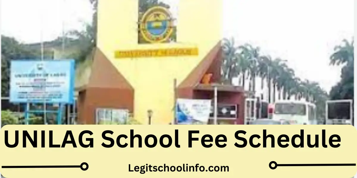 UNILAG School Fee Schedule for 2023/2024 Academic Session