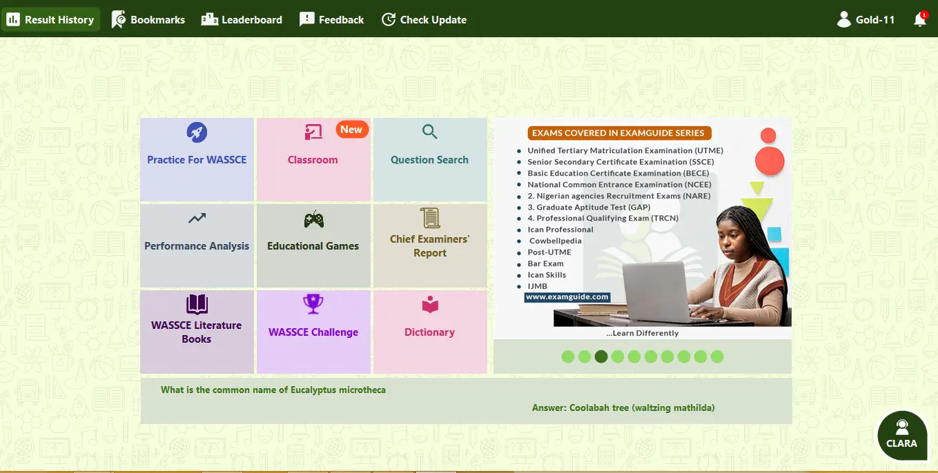 ExamGuide WAEC SSCE Offline CBT Practice Software for 2024/2025